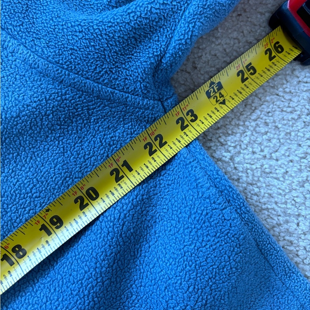VTG 90s Umbro Baby Blue Fleece Pullover Size Large - Picture 5 of 9